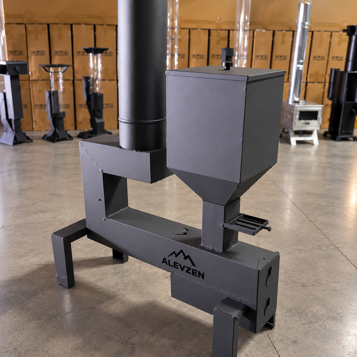 Alevzen Z Tipi Pelet Soba