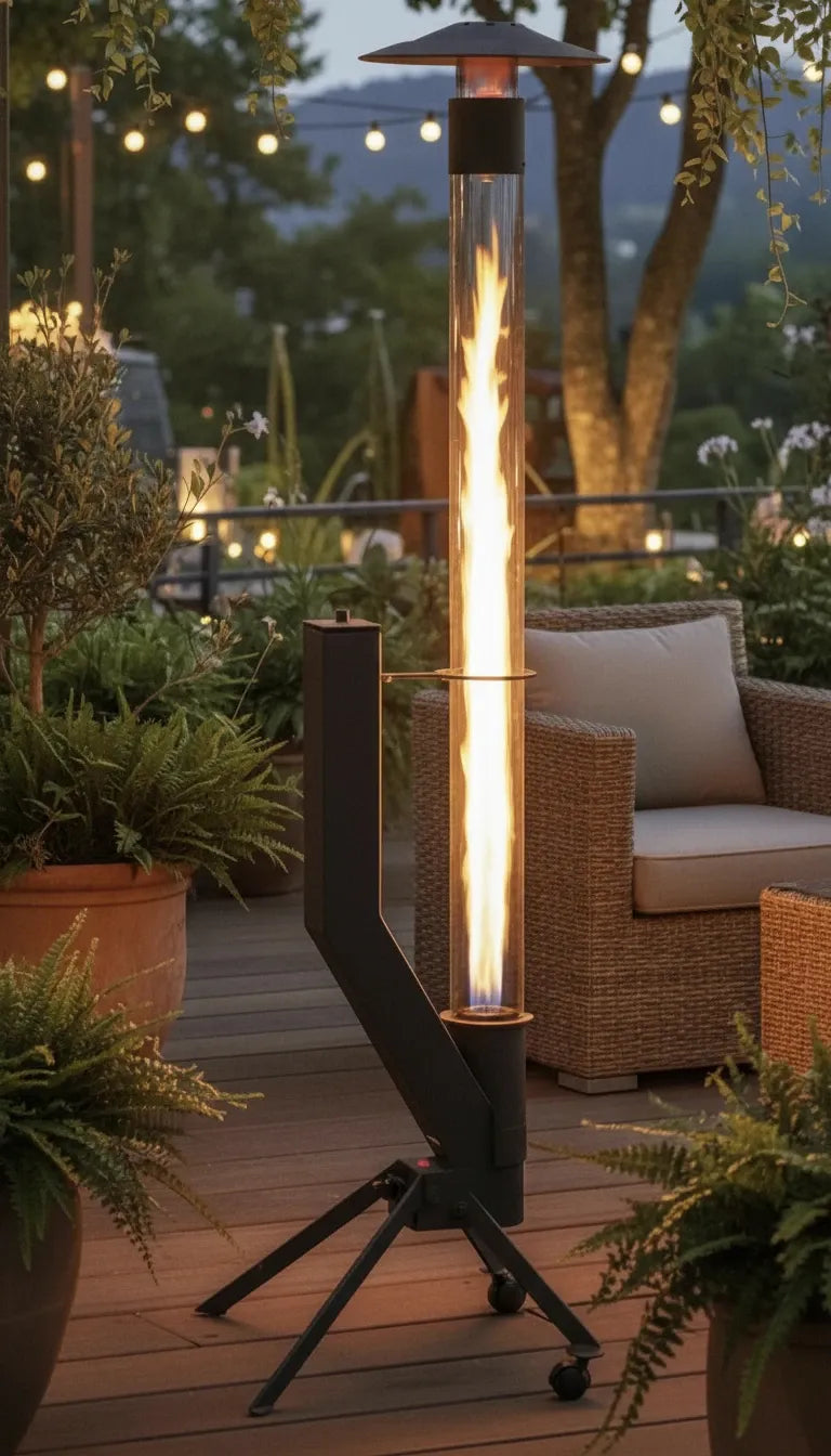 Alevzen Füze Tipi Premium Pelet Soba (180 cm)